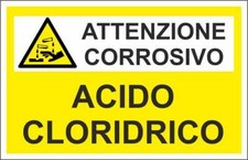 CARTELLO SEGNALETICO - ACIDO