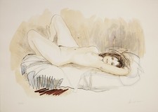 Litografia Originale Nudo
