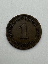 1885 J Germania 1 Pfennig RARA