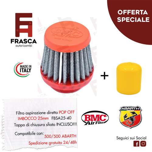 Kit filtro bmc tappo - +,