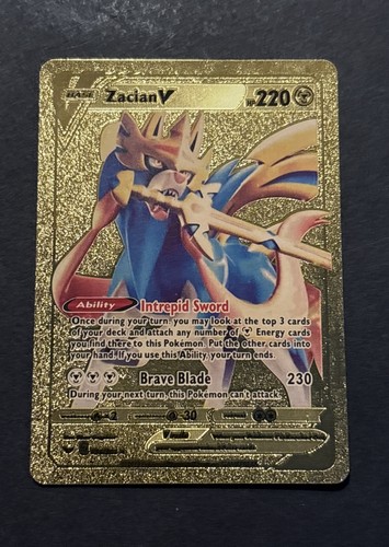 Pokemon zacian 220hp gold - pokemon,