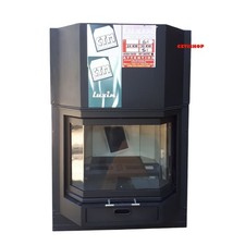 TERMOCAMINO CTM LUXIN 30 KW ACS VETRO PRISMATICO con acqua calda sanitaria