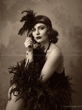 Photo A4 Donna Vintage Poster