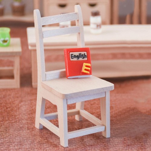 Sedia legno miniature - 1/12,