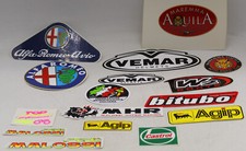 adesivo malossi alfa romeo avio moto guzzi agip bitubo fmi club vemar mhr vespa