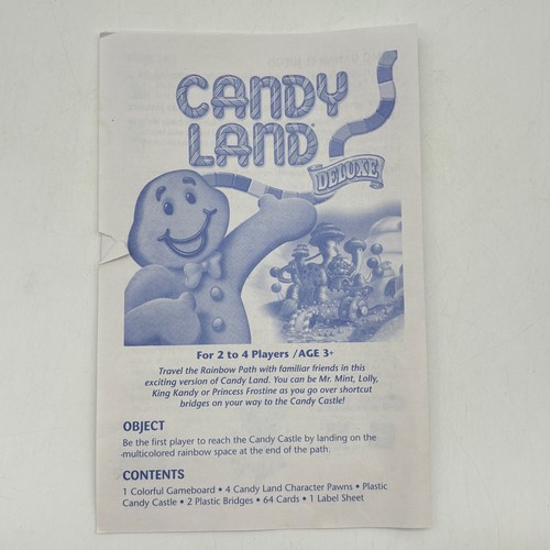 Candy land deluxe - deluxe, istruzioni
