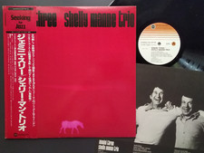 LP SHELLY MANNE TRIO GEMINI THREE 1979 COOL JAZZ MADE IN JAPAN + INSERT + OBI