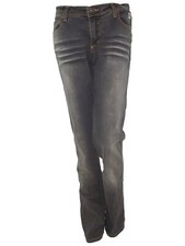 Roy Rogers Pantalone Jeans Donna 45 Eu41 W31 L Large Denim Bootcut Flare Grigio