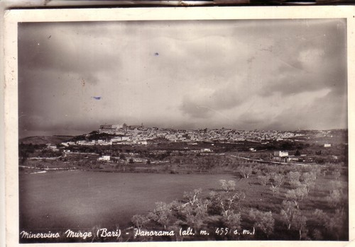 Cartolina minervino murge - cartolina,
