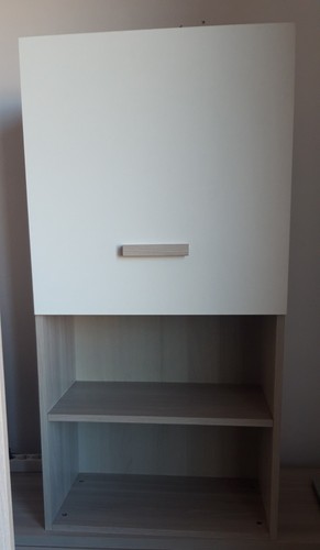 Mensola con pensile rovere - con,