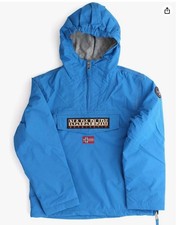 Giacca da sci invernale con cappuccio NAPAPIJRI Rainforest BLU BRILLANTE. Età 14 anni