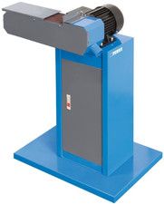 Levigatrice smerigliatrice lucidatrice a nastro inclinabile trifase con banco