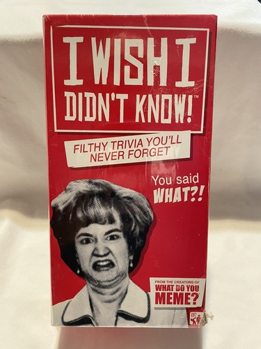Wish didn know - wish, didn't