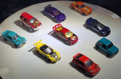 Hot wheels lotto veicoli - di, 9