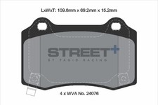 Pastiglie Freni FPV FALCON Pickup (BF) 5.4 SUPER PURSUIT Anno 11/05?12/07 kW 290