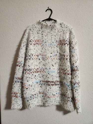 Maglione collo alto ciglia