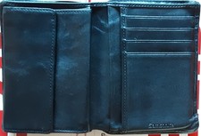 PORTAFOG- PIQUADRO- SANSONITE -VERA PELLE- NERO-