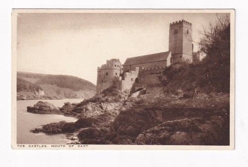 Postcard the castles mouth - castles,,