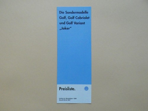 Brochure listino prezzi vw - /,