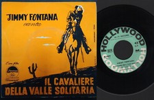7" JIMMY FONTANA IL CAVALIERE DELLA VALLE SOLITARIA COLONNA SONORA FILM WESTERN