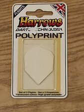 Freccette Erpici Tecnologia Polyprint Bianco Liscio Set di 3 Freccette Volo Nuove con scatola