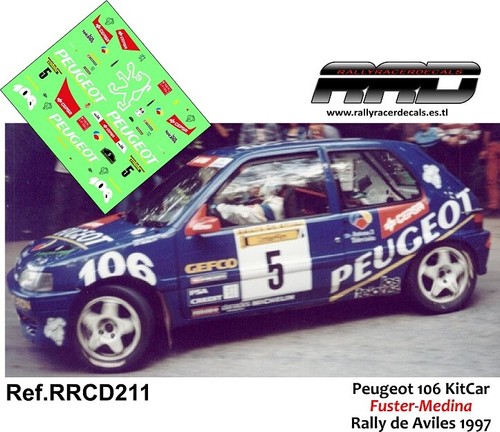 Decal calca peugeot 106 - peugeot,