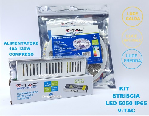 Kit 5050 strip led striscia - striscia, 5