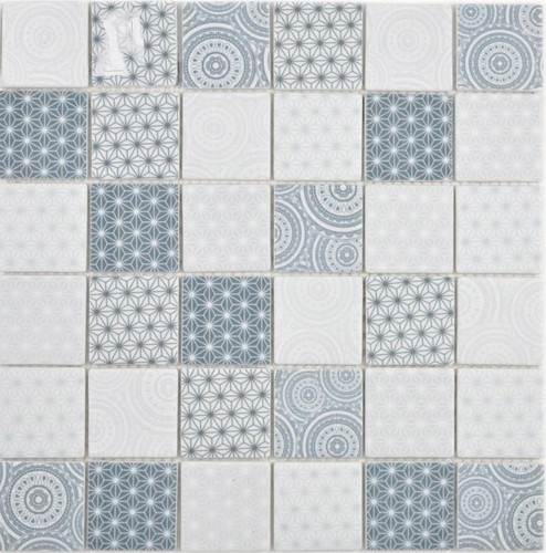 Vetro mosaico eco - eco, bianco