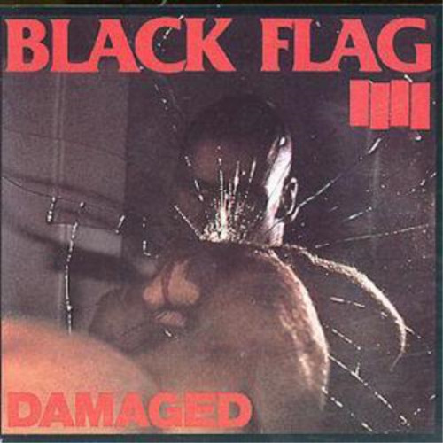Black flag damaged - black,