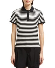 Polo Moncler a righe donna