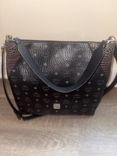 Borsa tracolla mcm nera - borsa, a