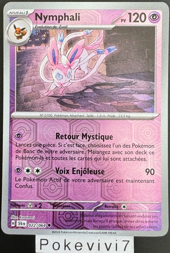 Carte pokemon nymphali 022 064 - carte,
