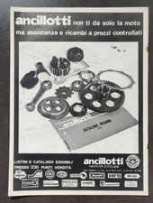 ADVERTISING PUBBLICITA' ANCILLOTTI NON TI DA SOLO LA MOTO MA ASSISTENZA RICAMBI