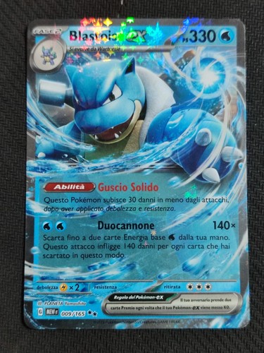 Blastoise mew 009 165 - blastoise, ex