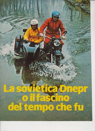 Advertising test moto dnepr - advertising, test-moto