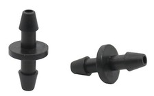 10X RACCORDO PER TUBO 1/8" GIUNTO irrigazione giardino orto gomma acqua micro 