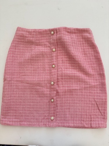 Rihoas minigonna tweed - rihoas, rosa