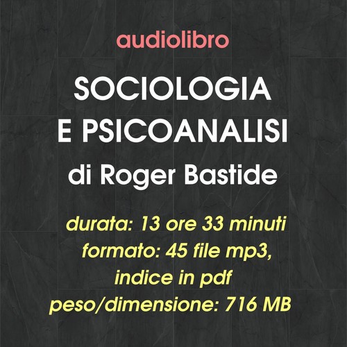 Audiolibro sociologia - audiolibro, e