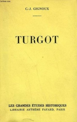 Turgot broché gignoux c - [broché], c,j