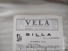 C. RAVAZZOLO "SILLA" - "IDILLIO" - 1967 - EDIZIONI MUSICALI VELA - BOLOGNA