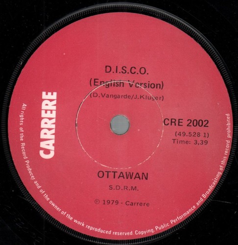 Ottawan 7 vinile - ottawan, d.i.s.c.o.