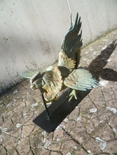 Scultura gallo vintage lega - scultura,