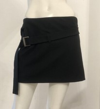 RICHMOND X Gonna minigonna nera cintura Tg 44