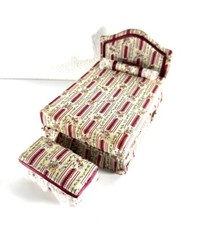 LETTO MATRIMONIALE MINIATURE CASA DELLE BAMBOLE 1999 DE AGOSTINI SCALA 1:12