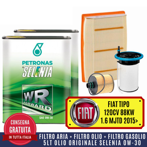 Kit tagliando fiat - tipo, 1.6