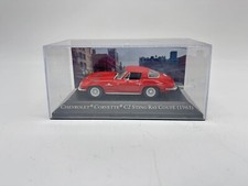 MODELLINO AUTO CHEVROLET CORVETTE C2 STING COUPE 1967 ROSSA - EDICOLA SCALA 1:43