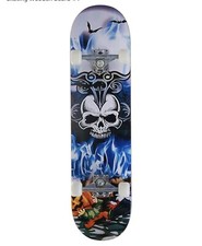 YONGYAO 31" Skateboard Retrò Completo Deck Cruiser Skater Pattinaggio Tavola Legno