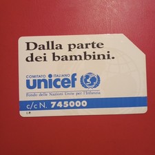 Scheda Telefonica UNICEF Usata