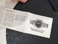 BOOKLET CHRONOSTOP OMEGA