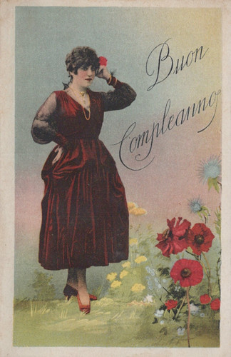 Cartolina augurale buon - cartolina,
